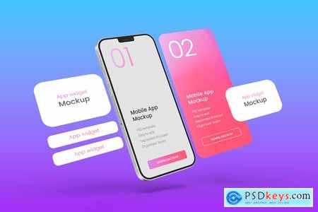 Mobile App Screen Mockup