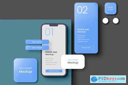 Mobile App Screen Mockup