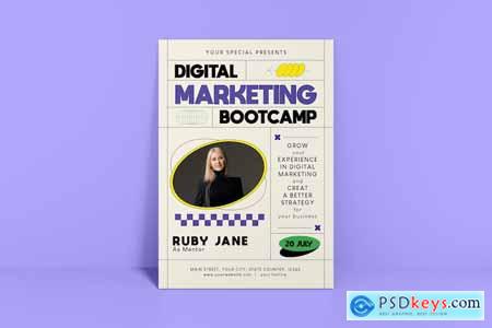 Digital Marketing Bootcamp Flyer UQXW75P