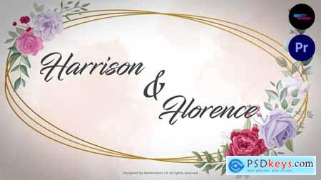 Floral & Watercolor Wedding Invitation 2.0 MOGRT 45548357