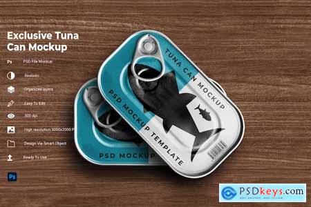 Tuna Can Mockup