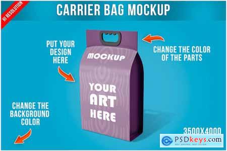 Carrier Bag Mockup