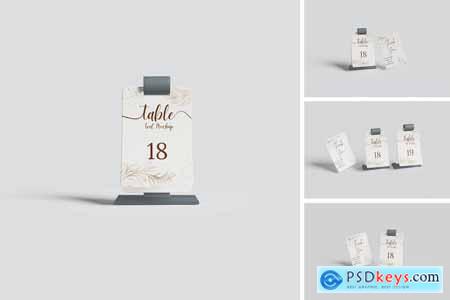 Table Tent PSD Mockup