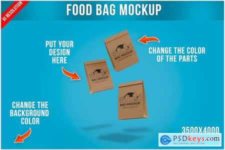 Food Bag Mockup