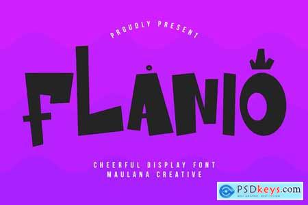Flanio Cheerful Display Font