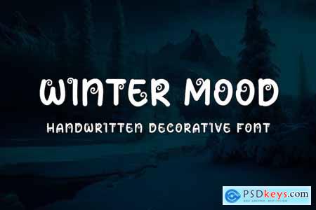 Winter Mood - Handwritten Decorative Display Font