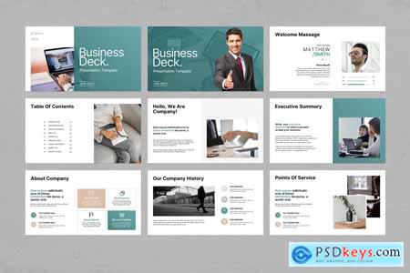 Business Deck PowerPoint Presentation Template