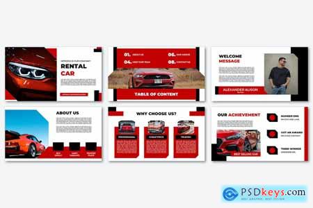 Rental Car Presentation Template PowerPoint