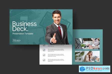 Business Deck PowerPoint Presentation Template