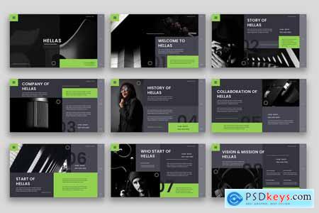 Hellas - Business PowerPoint Template