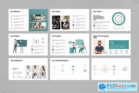 Business Deck PowerPoint Presentation Template