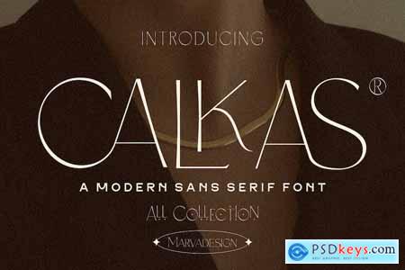 Calkas - A Modern Sans Serif Font