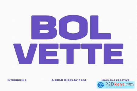 Bolvette Sans Font