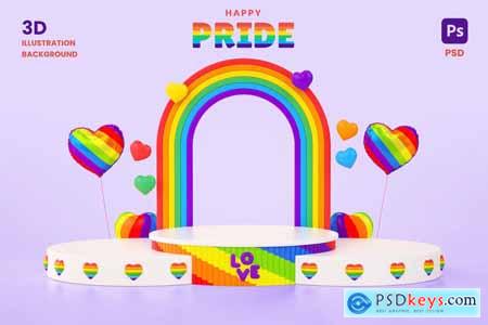 Happy Pride Festive Podiums