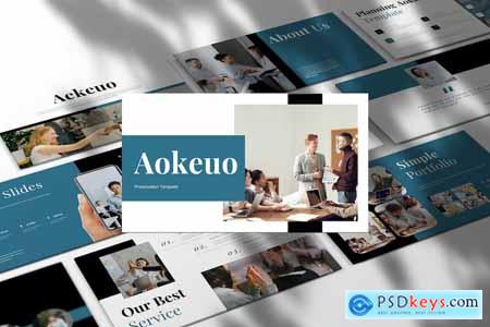 Aukeuo - Business Presentation PowerPoint Template