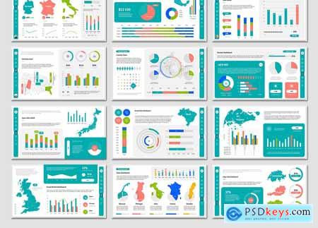 Map Data Dashboards PowerPoint Template