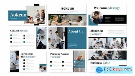 Aukeuo - Business Presentation PowerPoint Template