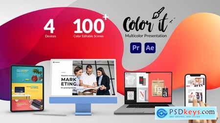 Color it - Multicolor Web and App Promo 36709280