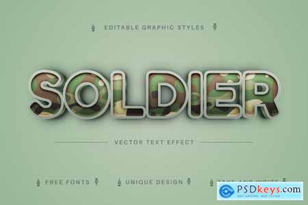 Sniper - Editable Text Effect, Font Style