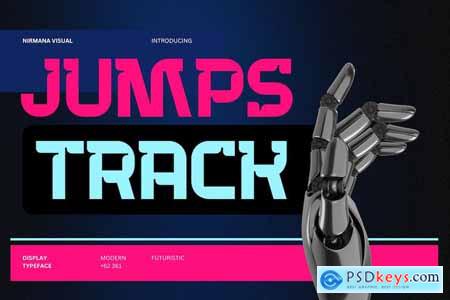 Jumps Track - Futuristic Font