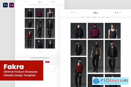 Fakra - Shopping Gallery Website Design Template