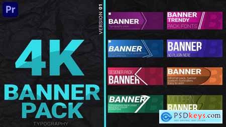 Banner pack MOGRT 4K 45698001