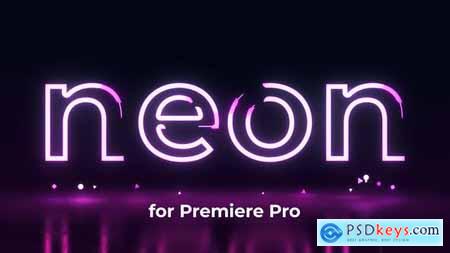 Neon Text Logo 45710873