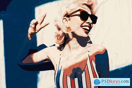 Advance Pop Art Painting Photoshop Action