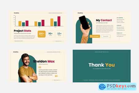 Kreativa - Creative Resume PowerPoint Template