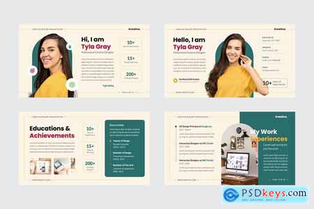 Kreativa - Creative Resume PowerPoint Template