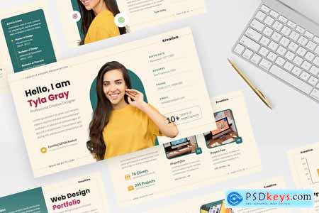 Kreativa - Creative Resume PowerPoint Template