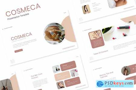 Cosmeca - Cosmetics Powerpoint Template