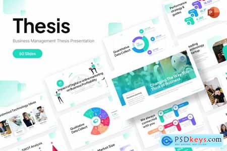 Business Management Thesis PowerPoint Template