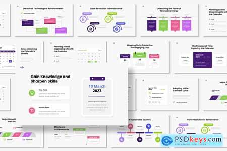 Agenda & Project Timeline Infographic PowerPoint