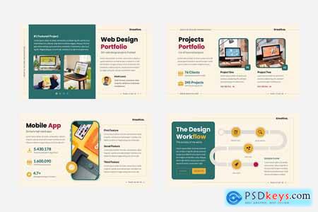 Kreativa - Creative Resume PowerPoint Template