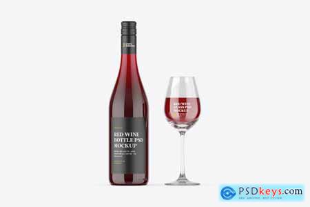 Wine Bottle Mockup