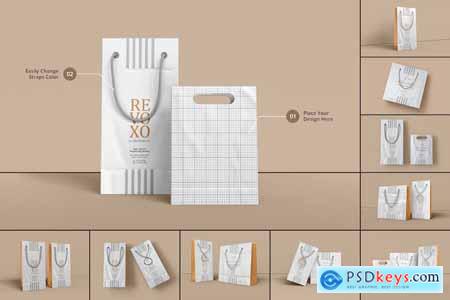 Paper Shopping Bag Psd Mockups of a Variety of Use