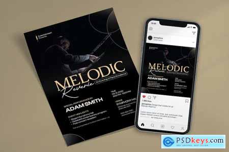 Piano Concert Music Flyer Template