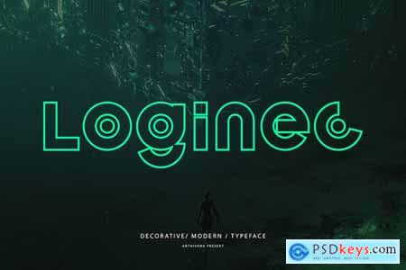 Loginec - Decorative Font