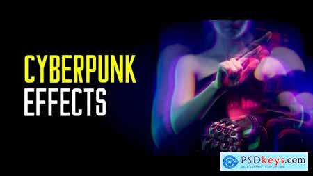 Cyberpunk Effects Premiere Pro 45801385