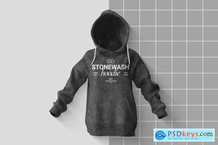 Stonewash Oversized Hoodie Mockup » Free Download Photoshop Vector ...