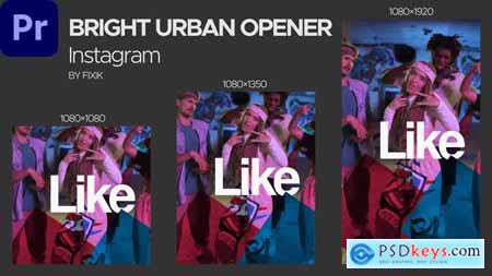 Instagram Bright Urban Opener MOGRT 45822574