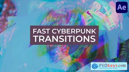 Fast Cyberpunk Transitions for After Effects 45650383