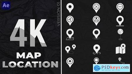 Icon Map Location Pack 46385693