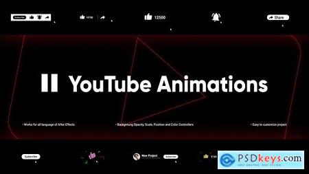 11 Useful YouTube Animations - After Effects 46404981