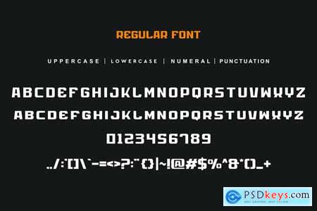 Jegasup Regular + Line - Sport Font