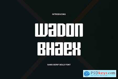 Wadon Bhaex Font