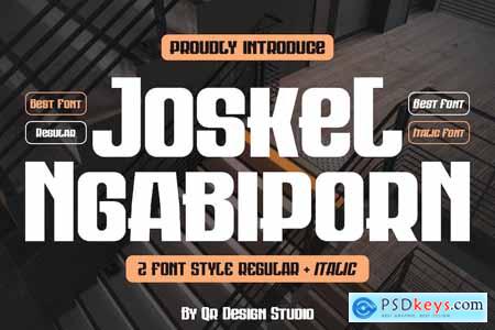 Joskel Ngabiporn Regular + Italic