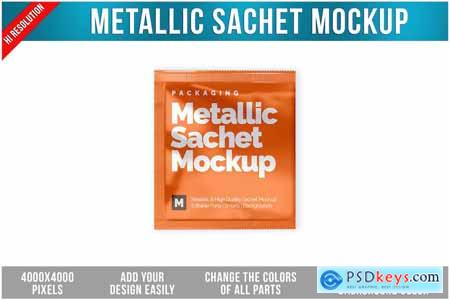 Metallic Sachet Mockup D938SBC