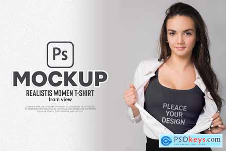 Women T-Shirt Mock-up